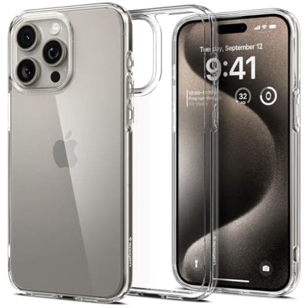 Crystal Hybrid — coque iPhone 15 Pro