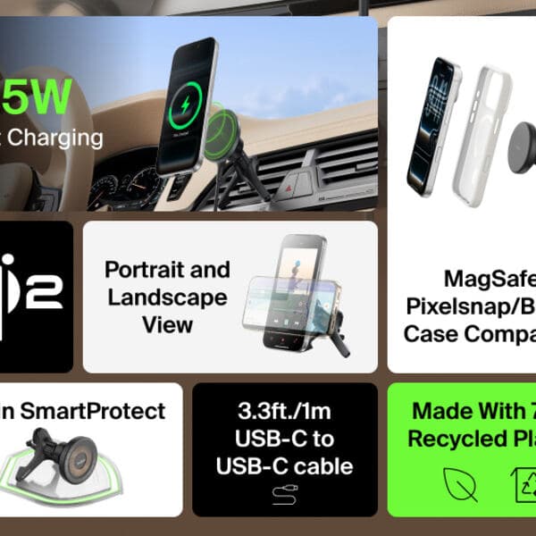 Support Vent CarBoost™ — charge 15 W