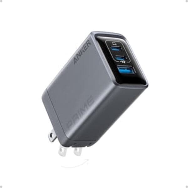 Chargeur nomade — câble 3-en-1 rétractable 100 W
