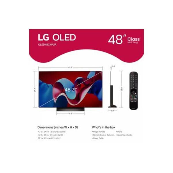 OLED C4 — 48″ 4K 144 Hz
