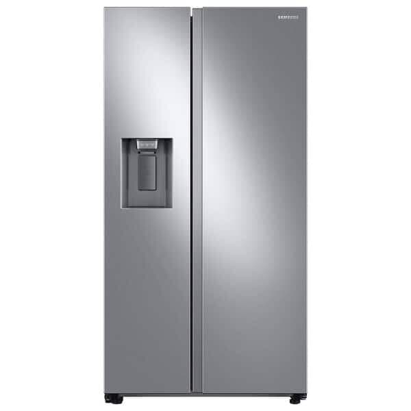 Réfrigérateur américain 650 L — Inox brossé, No Frost
