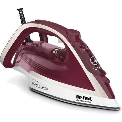 TEFAL Dampffer à repasser Ultragliss Plus, 2800 W, Dampfstoß: 250 g/Min., kurze Aufheizzeit, 2800 W, Eco Mode,