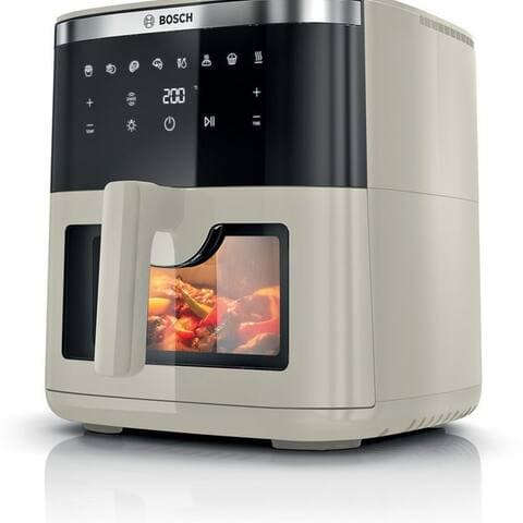 BOSCH air fryer XXL Air Fryer Serie 6, MAF671C0, 7,1l, Fenster, 7 Programme, creme, 1800 W, Innenlumière,
