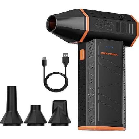 Wolfbox WOLFBOX aspirateur à main Electric Air Duster, Super Powerful Cordless Air Duster, Turbo-Super-Power-Lüfter,