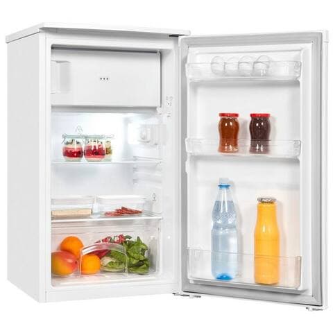 Exquisit exquisit Kühl-/Gefrierkombination KS117-3-040D weiss, 85 cm hoch, 48 cm breit, classe énergétique D, 81 L