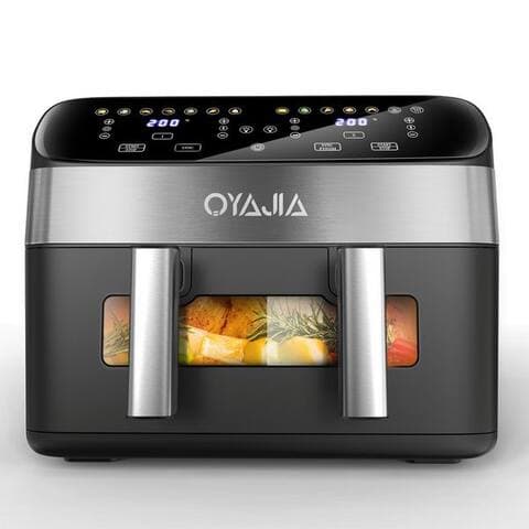 Oyajia oyajia air fryer Airfryer GSE041T Flexible Basket avec Sichtfenster & Sync-Funktion, zwei Körbe avec 10L,