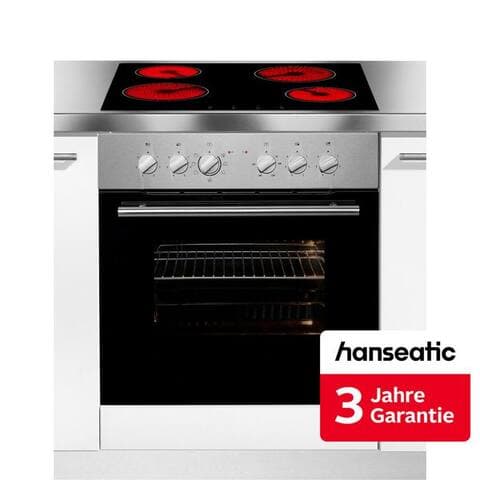 Hanseatic Hanseatic Elektro-Herd-Set HB75AS+HC46CB, inkl. 3 Jahre Herstellergarantie