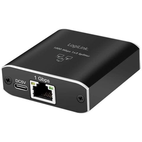 Logilink LogiLink Gigabit-Ethernet-Splitter 1 auf 2, 1000 Mbit/s, NS0011 Netzwerk-switch
