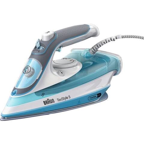 BRAUN Dampffer à repasser TexStyle 5 SI 5006 BL - 2.600 W, 180 g Dampfstoß, 300 ml Wassertank, 2600 W, 50 g