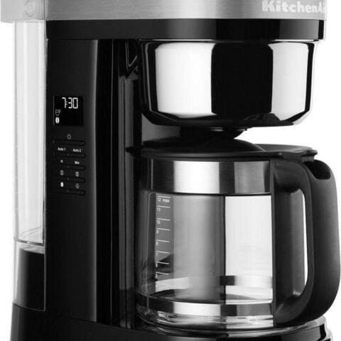 Kitchenaid KitchenAid cafetière filtre 5KCM1209EOB ONYX BLACK, 1,7l Kaffeekanne, goldcouleurner Permanentfilter,