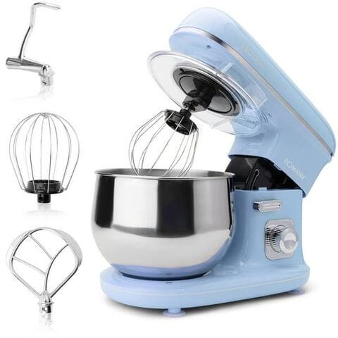BOMANN robot de cuisine KM 6030 CB Bleu, robot de cuisine 1100 W, Knetmaschine 5 L