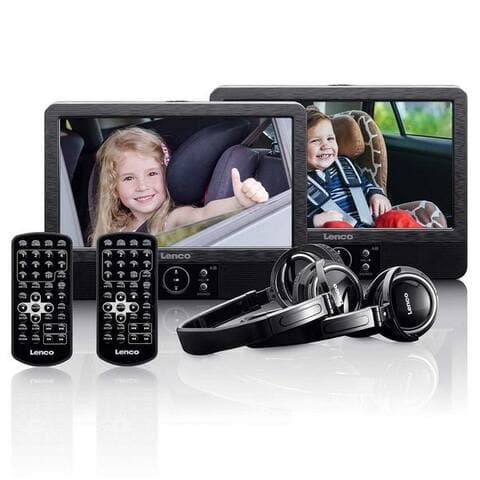 Lenco Lenco DVP-939 Portabler DVD-Player (HD, Fortsetzungsfunktion, USB-Wiedergabe, SD/MMC-Karten-Wiedergabe, USB,