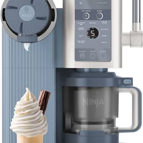 SWIRL sorbetière Ninja CREAMi Scoop & Swirl 13-in-1 Softeis- et sorbetière NC702EU, 0,48 l, proteinreiche