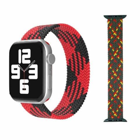 Wigento Bracelet pour montre connectée pour Apple montre 10 46mm / Ultra 1 + 2 49 / 9 8 7 45 / 6 SE 5 4 L Band