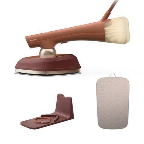 PHILIPS Dampffer à repasser OneTurn 2-in-1 fer à repasser & Steamer, StyleMat & Dock inkl., 1800 W, SteamGlide Plus,