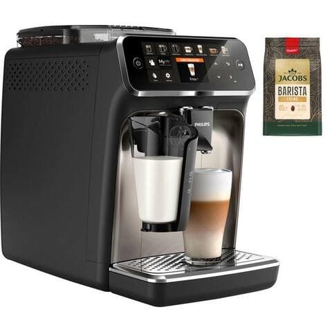PHILIPS machine expresso automatique EP5447/90 5400 Series, 12 Kaffeespezialitäten, LatteGo Milchsystem et 4