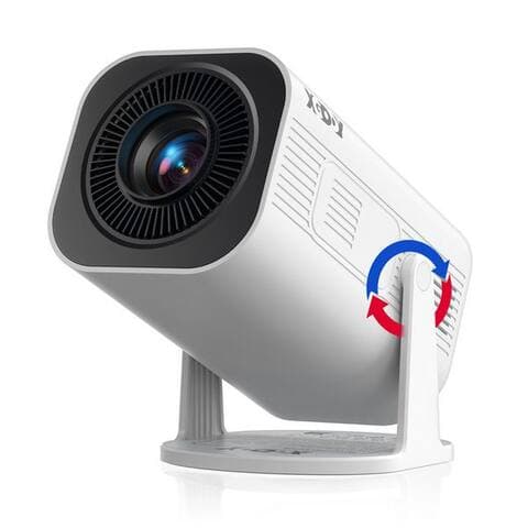 Xgody XGODY XGODY Tragbarer Projektor Unterstützt 4K, intégrée APP Android 14 Mini-projecteur (260 lm, 8000:1, 3840