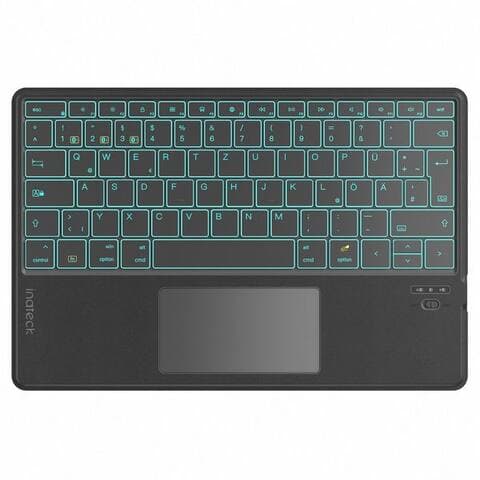 Inateck Inateck Bluethooth clavier avec tactilepad, avec 3 Bluetooth Kanälen, AI-Funktion tablette-clavier (pour