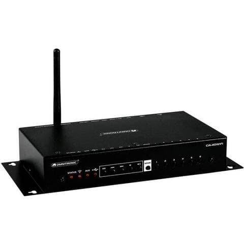 Omnitronic Omnitronic WiFi Multiroom Streaming amplificateursystem 13072202 ampli AV