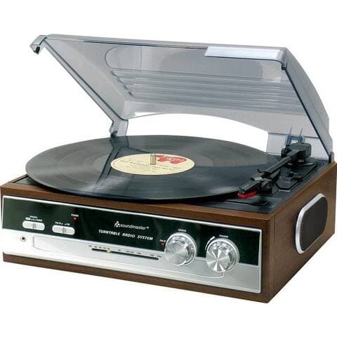 Soundmaster Soetmaster PL186H platine vinyle radio eingebaute Lausprecher Casquebuchse radioplatine vinyle