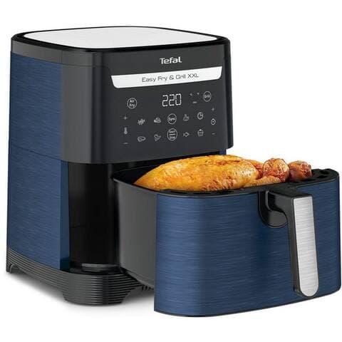 TEFAL air fryer Easy Fry & Grill EY8014 XXL, 2-in-1 Heissluftfriteuse & Grill, 8 Programme, 1830 W,