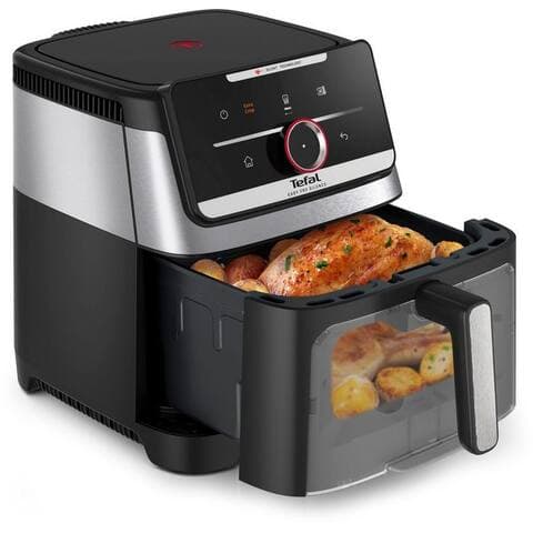 TEFAL air fryer Easy Fry Silence, ultra-leise, pour bis zu 8 Portionen, Sichtfenster, 1800 W, über 55