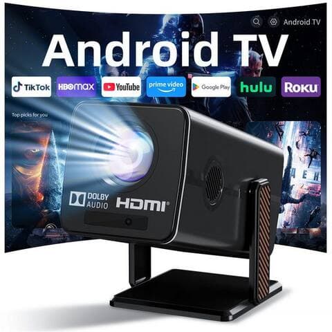 Xnano XNANO HM103 Projektor, Android 13, Full HD 1080P, 230 ANSI, WiFi, BT5.2 Mini-projecteur (230 lm, 1000:1, 1920