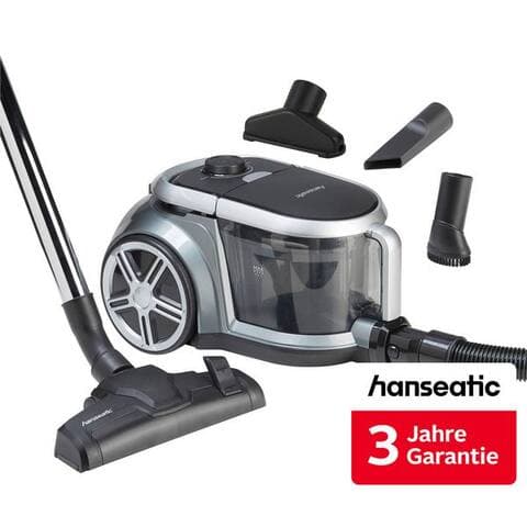 Hanseatic Hanseatic aspirateur traîneau 800 W avec Hygienefilter H12, beutellos, 800 W, beutellos, inkl. 3 Jahre