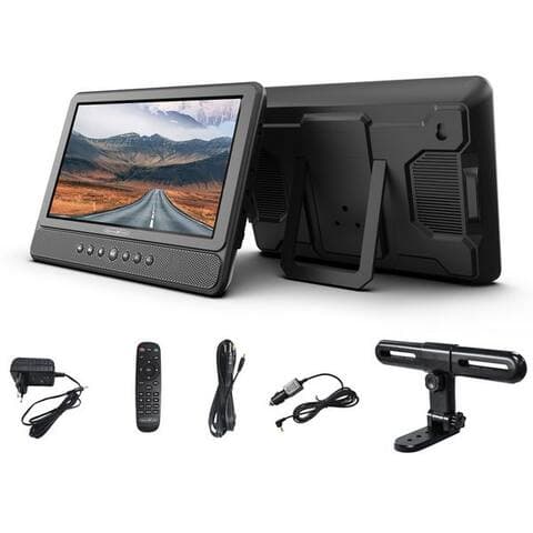 Reflexion Reflexion DVD1052N Portabler DVD-Player (Akku, USB, 12V Auto-Adapter, 230V Netzteil, inkl.