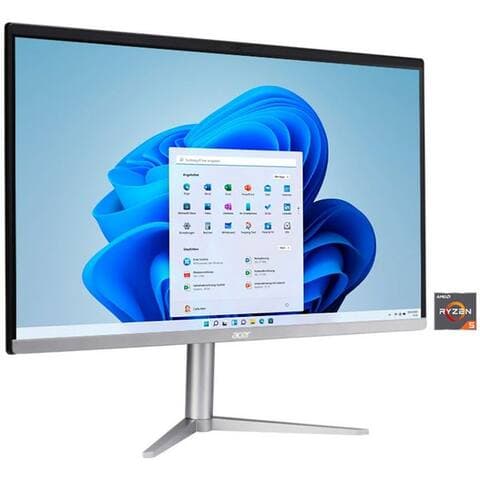 ACER Aspire C24-1300 All-in-One PC (23,8 pouces, AMD Ryzen 5 7520U, Radeon 610M, 16 GB RAM, 512 GB SSD)