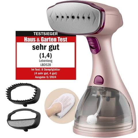 Lebenlang Lebenlang Dampffer à repasser Steamer Dampfglätter pour Kleidung Hand Dampfbürste, 1500,00 W, Inkl.