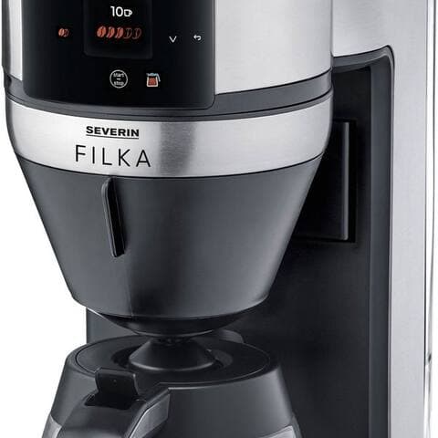 Severin Severin machine à café avec Mahlwerk KA 4852 FILKA (2. Generation), Filterkaffee-Vollautomat, 1l Kaffeekanne,