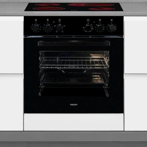 Exquisit exquisit Elektro-Herd-Set EHE246-020, Klassisch Backen et Braten pour das alltägliche Kochen