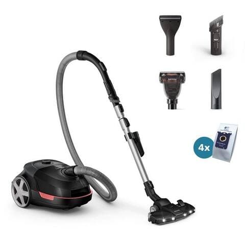 PHILIPS aspirateur traîneau XD6142/12 6000 Series, 900 W, avec Beutel, avec spezieller Mini-Pet-Düse,