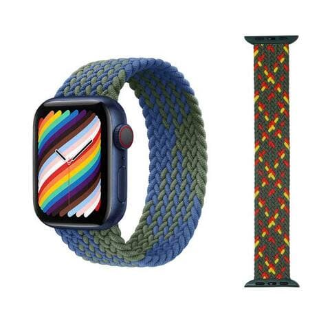 Wigento Bracelet pour montre connectée pour Apple montre 10 46mm / Ultra 1 + 2 49 / 9 8 7 45 / 6 SE 5 4 L Band