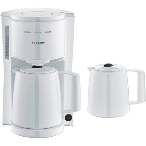 Severin Severin cafetière filtre KA 9309 avec 2 Thermokannen, 1l Kaffeekanne, Papierfilter 1x4, zwei Theromkannen