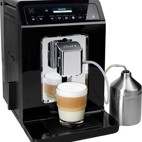 KRUPS machine expresso automatique EA8918 Evidence, OLED-écran, 12 Kaffee- et3 Tee-Variationen, 2-Tassen Funktion