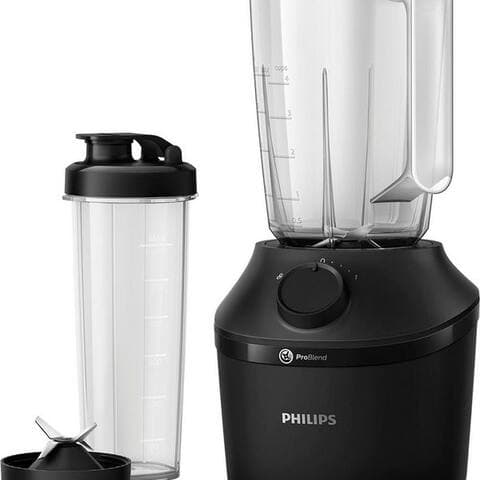PHILIPS Standblender HR2041/41 3000 Series, avec ProBlend-Technologie, 450 W, 1,9L-Behälter et 1