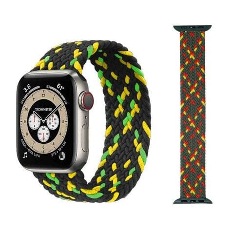 Wigento Bracelet pour montre connectée pour Apple montre 10 46mm / Ultra 1 + 2 49 / 9 8 7 45 / 6 SE 5 4 L Band