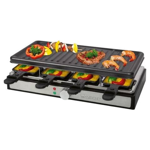 Clatronic CLATRONIC raclette RG 3757, pour 8 Personen, Cool tactile-Gehäuse