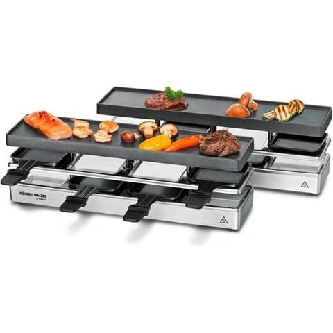 Rommelsbacher Rommelsbacher raclette RC 1600, 8 raclettepfännchen, 1590 W