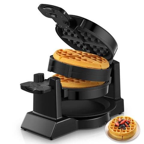 Fohere FOHERE gaufrier Doppelgaufrier pour belgische Waffeln, 180°-Wendefunktion, 1400 W, 180°-Wendefunktion,