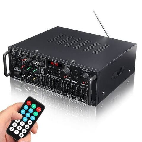 Insma Insma Amplificateur audio (2000W avec Fernbedienung 2-canaux FM pour Heimauto)