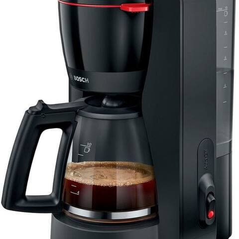 BOSCH cafetière filtre MyMoment TKA2M113, 1,25l Kaffeekanne, Papierfilter 1x4, pour 10-15 Tassen, Glaskanne, 40min
