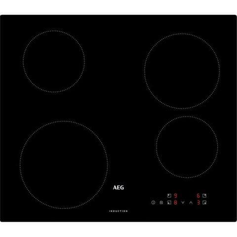 AEG Induktions-table de cuisson 5000 IB6420ACB, rahmenloses Design, vier Kochzonen avec unterschiedlichen