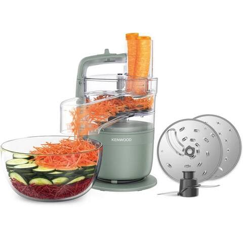 KENWOOD robot de cuisine FDP23.140GR - Multipro Go, Express-Serve, 1,3 l Behälter, Vert, 900 W, 0,7 l Schüssel,