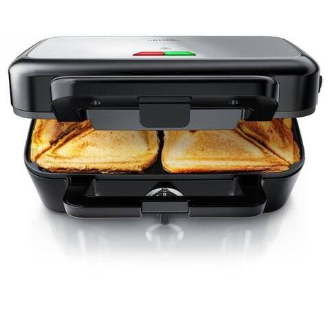 Arendo Arendo grill à sandwich Antihaftbeschichtung, Sandwich Maker, Sandwichgrille-pain pour große Toasts, 1200 W,
