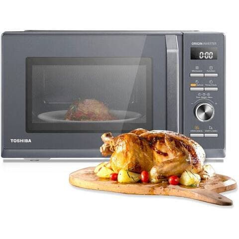 TOSHIBA micro-ondes MW3-AG25PFI (MG), Grill, micro-ondes, 25 l, avec Grill