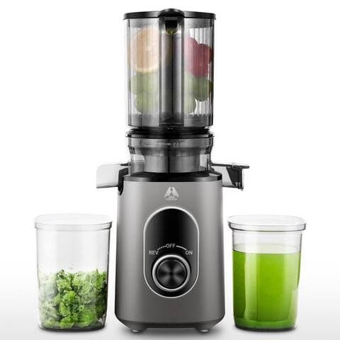 Amzchef AMZCHEF Slow Juicer CE-JS2OT304-IG, 220 W, Inclus Bürste et 2 Bechern