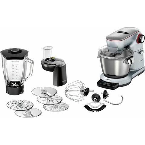 BOSCH robot de cuisine OptiMUM MUM9DT5S41, 1500 W, 5,5 l Schüssel, intégréer Timer, diverses Zubehör, Knethaken,